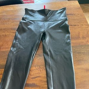 Spanx faux leather leggings